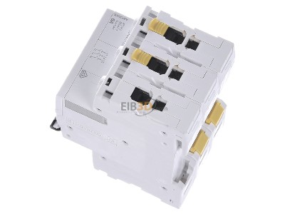 View top right Schneider Electric A9F04306 Miniature circuit breaker 3-p C6A 
