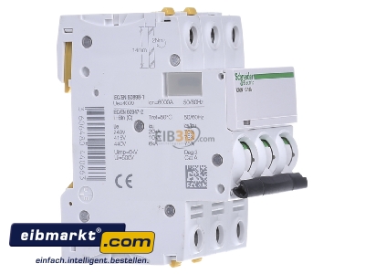 Ansicht links Schneider Electric A9F04316 LS-Schalter 3P 16A C IC60N 