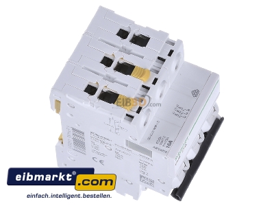 Ansicht oben links Schneider Electric A9F04316 LS-Schalter 3P 16A C IC60N 