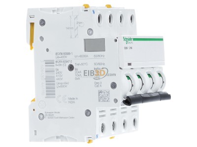 Ansicht links Schneider Electric A9F04716 LS-Schalter 3P+N 16A C IC60N 