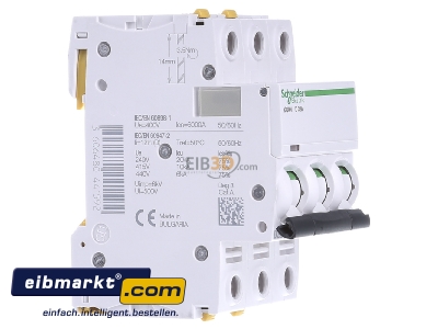 Ansicht links Schneider Electric A9F05332 LS-Schalter 3P 32A D IC60N 