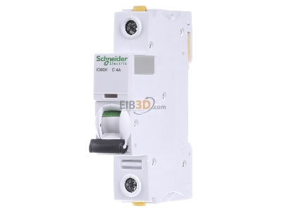 Frontansicht Schneider Electric A9F07104 LS-Schalter 1P 4A C IC60H 