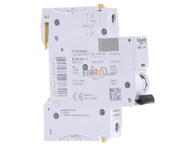Ansicht links Schneider Electric A9F07104 LS-Schalter 1P 4A C IC60H 