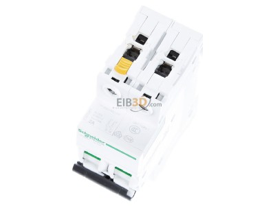 View up front Schneider Electric A9F07202 Miniature circuit breaker 2-p C2A 
