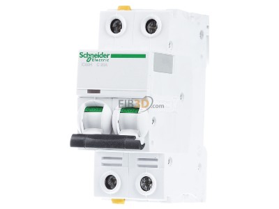Frontansicht Schneider Electric A9F07220 LS-Schalter 2P 20A C IC60H 