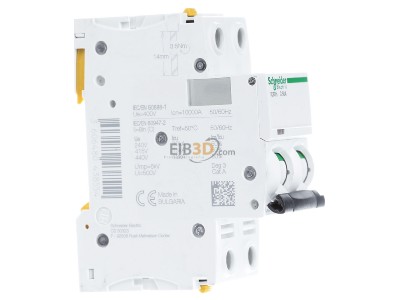 Ansicht links Schneider Electric A9F07250 LS-Schalter 2P 50A C IC60H 