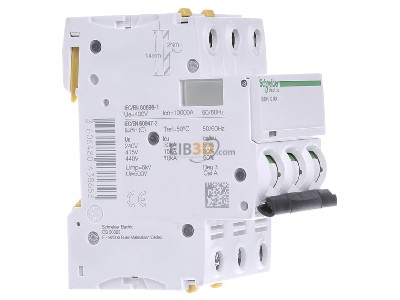 View on the left Schneider Electric A9F07316 Miniature circuit breaker 3-p C16A 
