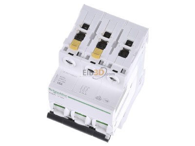 Ansicht oben vorne Schneider Electric A9F07316 LS-Schalter 3P 16A C IC60H 