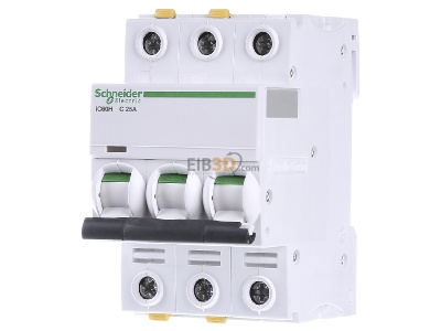 Frontansicht Schneider Electric A9F07325 LS-Schalter 3P 25A C IC60H 