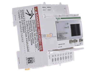 View on the left Schneider Electric A9MEM3100 Direct kilowatt-hour meter 63A 
