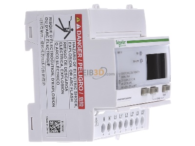 View on the left Schneider Electric A9MEM3110 Direct kilowatt-hour meter 
