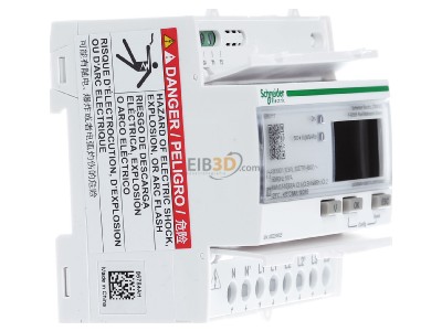 View on the left Schneider Electric A9MEM3115 Direct kilowatt-hour meter 
