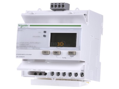 Front view Schneider Electric A9MEM3255 Transformer kilowatt-hour meter 5A 
