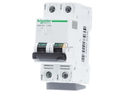 Frontansicht Schneider Electric A9N61535 LS-Schalter 2P 32A C C60H-DC 