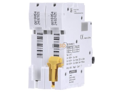 Ansicht hinten Schneider Electric A9N61537 LS-Schalter 2P 40A C C60H-DC 
