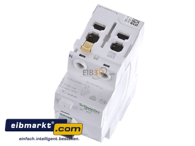 View up front Schneider Electric A9Z20225 Residual current breaker 2-p 25/0,01A 
