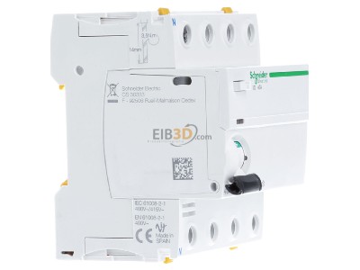 Ansicht links Schneider Electric A9Z21440 FI-Schalter 4P 40A 30mA Typ A 