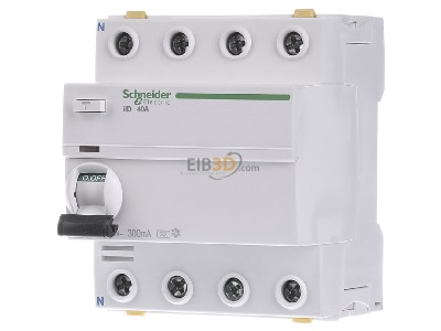 Frontansicht Schneider Electric A9Z24440 FI-Schalter 4P 40A 300mA Typ A 