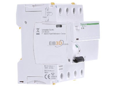 Ansicht links Schneider Electric A9Z31440 FI-Schalter 4P 40A 30mA Typ A Si 