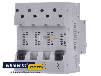 Ansicht hinten Siemens Indus.Sector 5SL6463-6 Leitungsschutzschalter 400V 6kA 4p. B 63A 