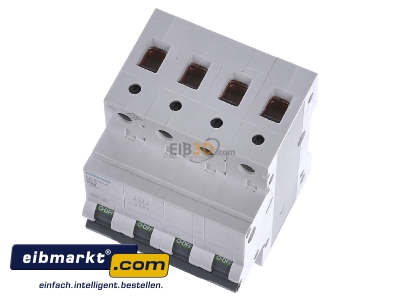 Ansicht oben vorne Siemens Indus.Sector 5SL6463-6 Leitungsschutzschalter 400V 6kA 4p. B 63A 