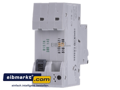 Ansicht hinten Siemens Indus.Sector 5SL6510-6 Leitungsschutzschalter 230V 6kA 1+N B 10A 