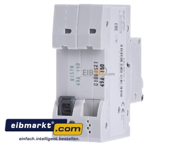 Ansicht hinten Siemens Indus.Sector 5SL6510-7 Leitungsschutzschalter 230V 6kA 1+N C 10A 