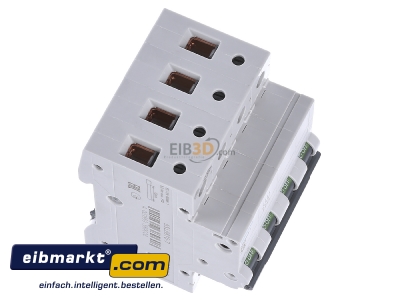 Ansicht oben links Siemens Indus.Sector 5SL6616-7 Leitungsschutzschalter 400V 6kA 3+N C 16A 