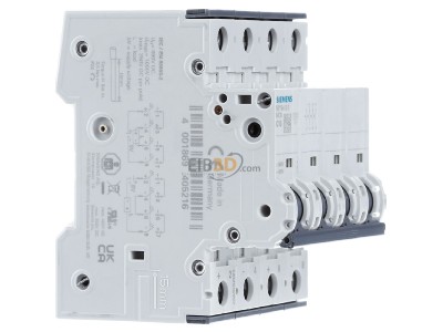 View on the left Siemens 5SY5413-7 Miniature circuit breaker 4-p C13A 
