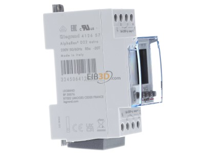 View on the left Legrand Bticino AlphaRex3D22a/412657 Digital time switch 230VAC 
