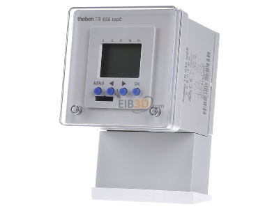 Front view Theben TR 635 TOP2 Digital time switch 230...240VAC 
