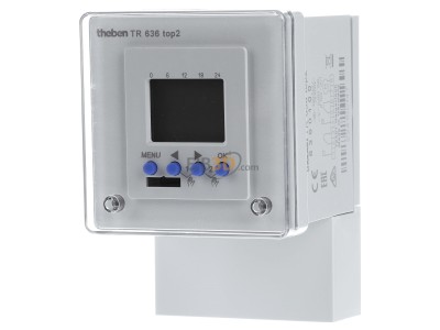Front view Theben TR 636 TOP2 Digital time switch 230...240VAC 
