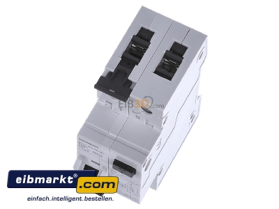 View up front Siemens Indus.Sector 5SU1354-3KK32 Earth leakage circuit breaker B32/0,03A
