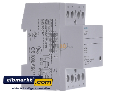 Ansicht links Siemens Indus.Sector 5TT5042-0 Insta-Schtz 2S 2 230VAC 40A 