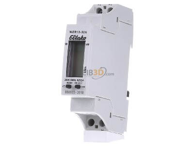 Front view Eltako WZR12-32A Direct kilowatt-hour meter 5A 
