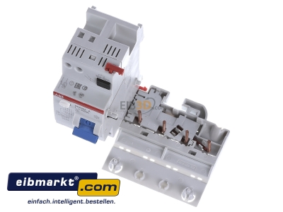 View up front ABB Stotz S&J DDA204A-40/0,03 Residual current circuit breaker module - 
