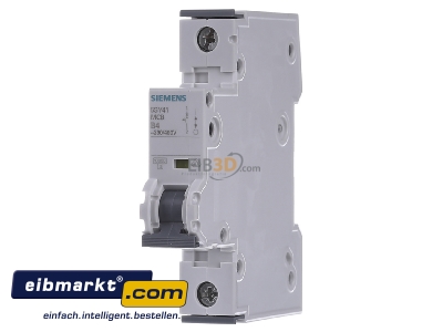 Frontansicht Siemens Indus.Sector 5SY4104-6 LS-Schalter 230/400V,10kA,1pol. 