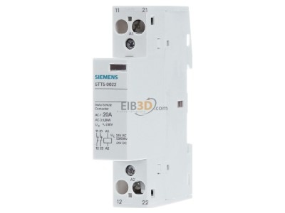 Front view Siemens 5TT5002-2 Installation contactor 24VAC/DC 

