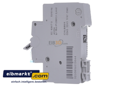 View on the right Hager SBN116 Switch for distribution board 16A
