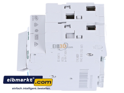 View top right Hager SBN316 Switch for distribution board 16A 
