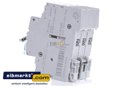 Ansicht rechts Hager SBN380 Ausschalter 3P 80A 