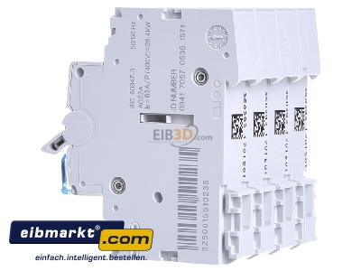 View on the right Hager SBN463 Switch for distribution board 63A - 
