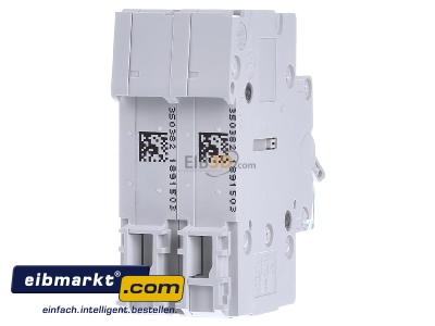 Back view Hager SFL225 Group switch for distribution board 25A 
