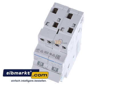 View up front Hager SFL225 Group switch for distribution board 25A 
