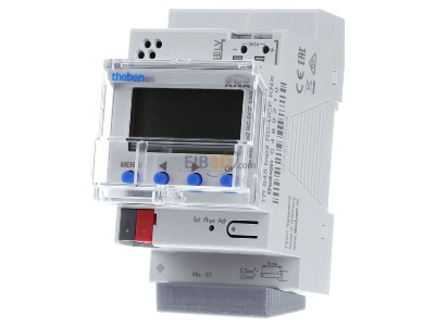Front view Theben TR 648top2 RC DCFKNX EIB, KNX Digital timer 8 channels, with astro program and presence simulation, 
