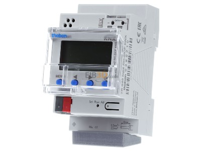 Frontansicht Theben TR 648top2 RC DCFKNX EIB, KNX Digitale Zeitschaltuhr 8 Kanle, mit Astro-Programm und Anwesenheitssimulation, 