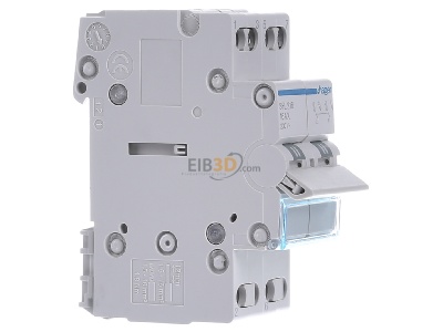 View on the left Hager SFL216 Group switch for distribution board 16A 
