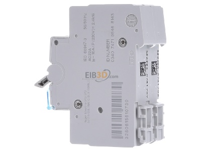 View on the right Hager SFL216 Group switch for distribution board 16A 
