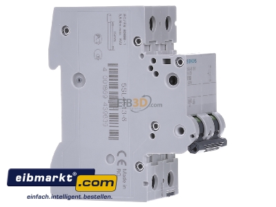 Ansicht links Siemens Indus.Sector 5SL4513-6 LS-Schalter 10kA,1+N,B,13A 