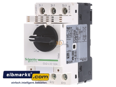 Front view Schneider Electric GV2L32 Motor protective circuit-breaker 32A
